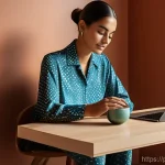 데이터과학 트렌드 2025 - **Prompt:** A Portuguese woman in her late 20s, dressed in a stylish yet comfortable everyday outfit...